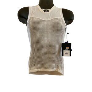 Sugoi RS Base Layer Tank Top Jersey Women's Large White Sleeveless